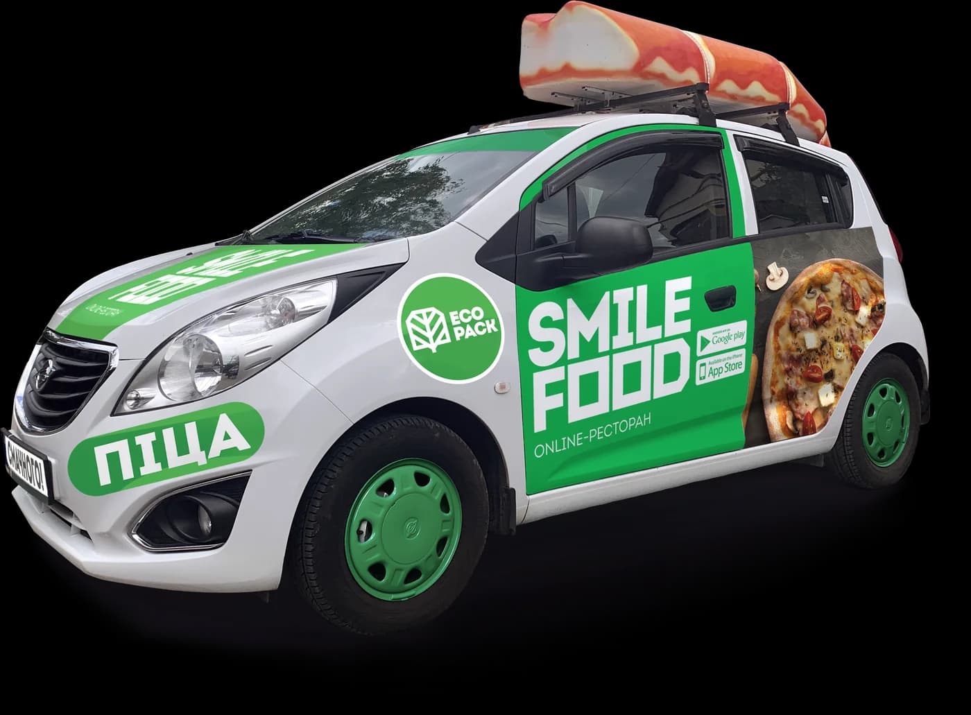 Брендована машина доставки Smilefood